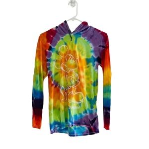 Mickey Mouse tie dye hoodie